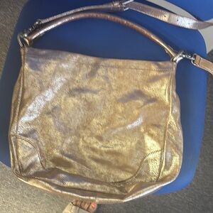 Frye Metallic Gold Shoulder Bag